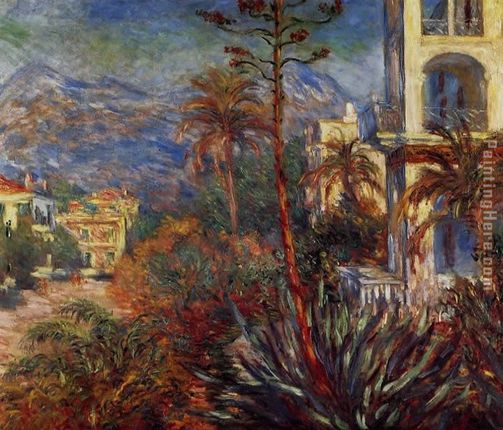 Villas at Bordighera 1 painting - Claude Monet Villas at Bordighera 1 art painting